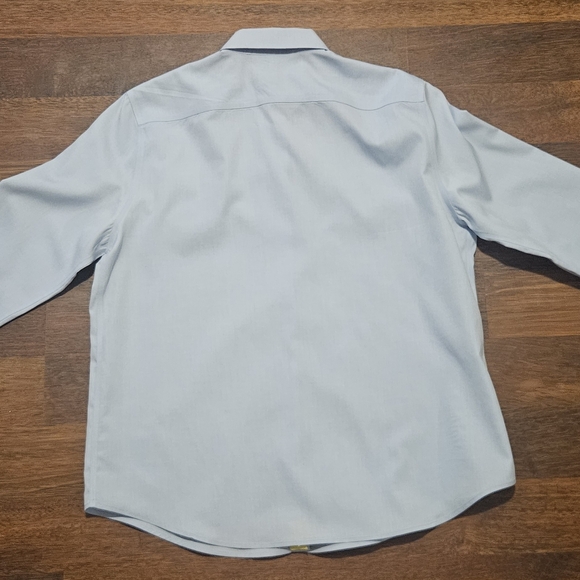 JONES NEW YORK mens long-sleeve dress shirt SIZE LARGE COLOR BLUE LL31 - Picture 7 of 16